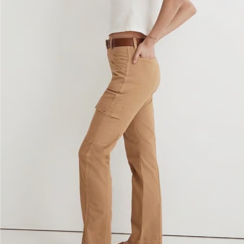 MADEWELL tan 90’s CARGO STRAIGHT PANT SIZE 26